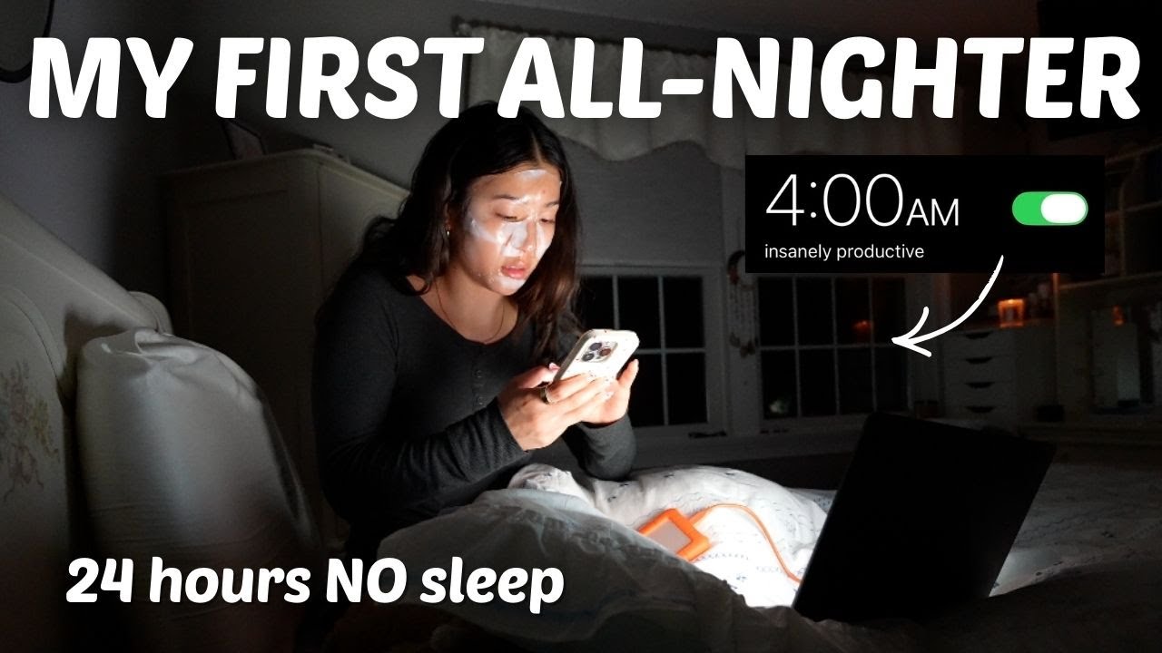 MY FIRST EVER ALL-NIGHTER&hellip; was this a mistake?