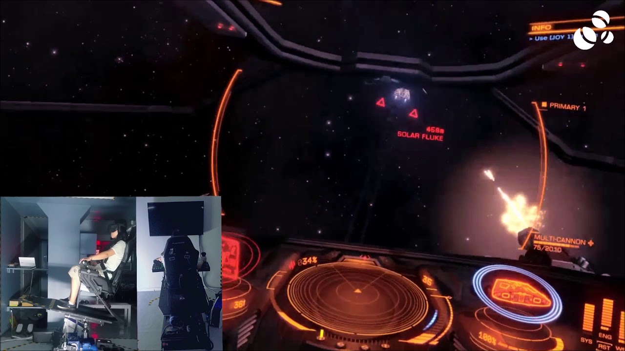 Elite: Dangerous - Space Motion Simulator - Hubneo VR Lab