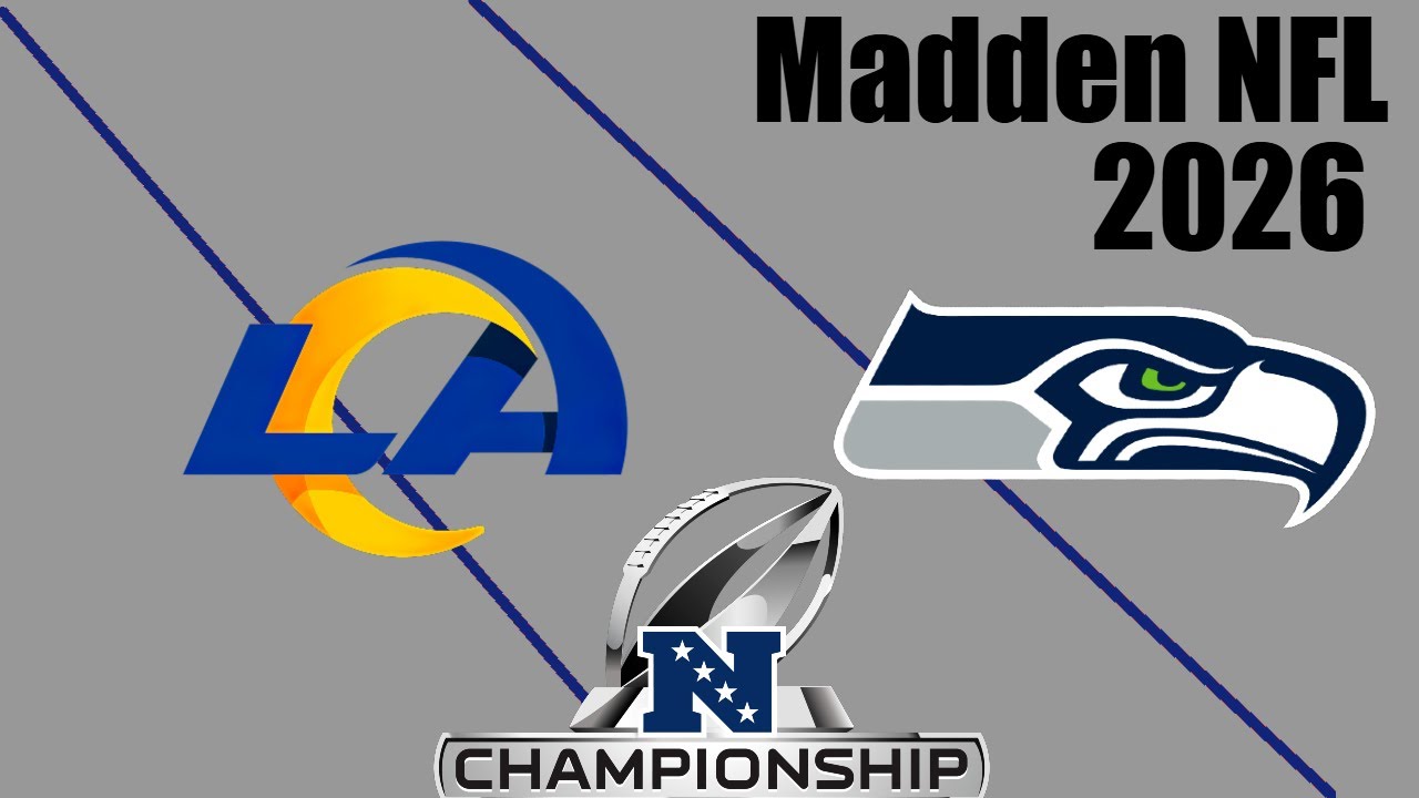 Madden NFL 26 - Rams vs Seahawks NFC Championship Prediction Simulation