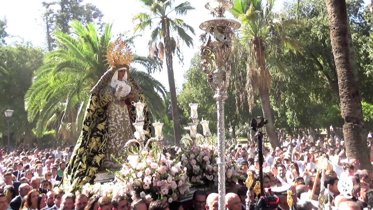🎥[4K] La ESPERANZA DE TRIANA en el Parque de María Luisa con la BM LAS CIGARRERAS (La Misión 2025)