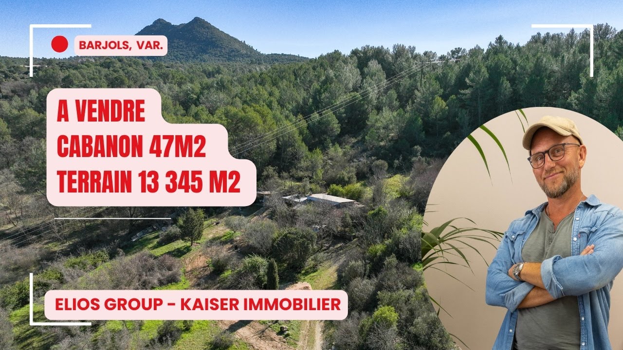 On visite un cabanon au calme dans les collines !