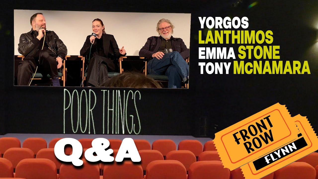 POOR THINGS Emma Stone, Yorgos Lanthimos, Tony McNamara Q&A, moderated by Katie Walsh