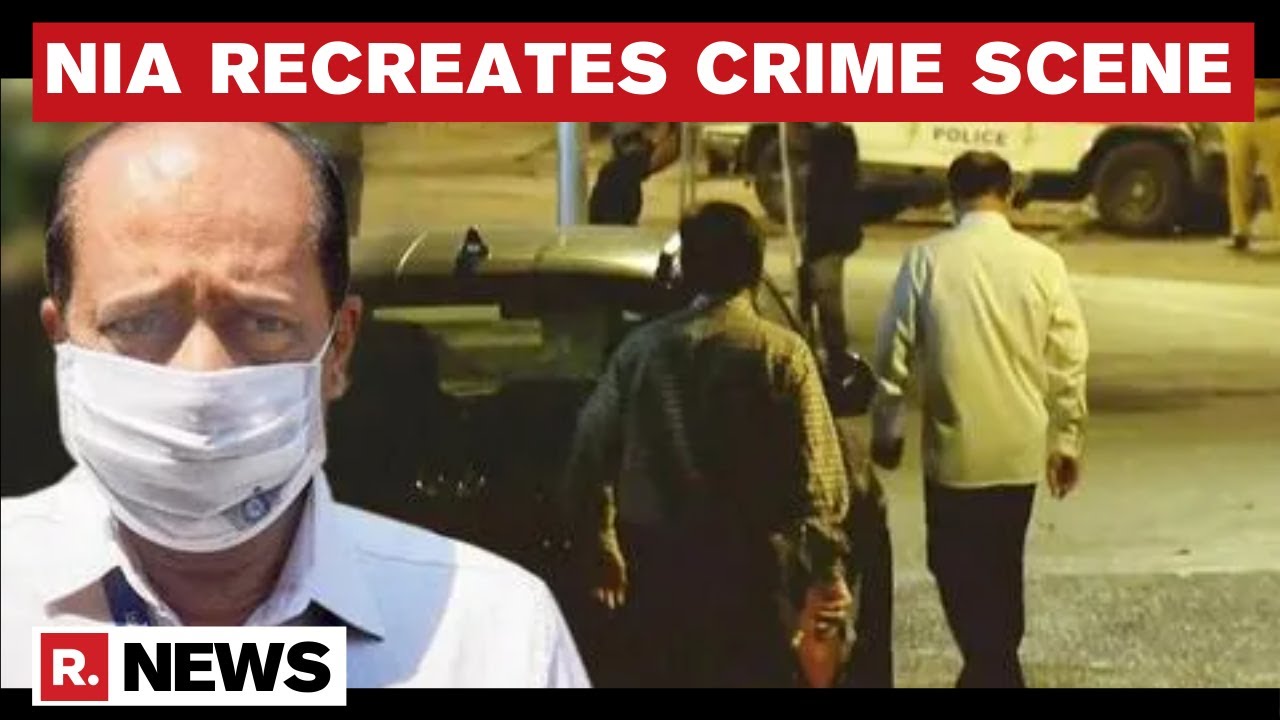 NIA Recreates Crime Scene Near Antilia, Sachin Vaze Made To Walk Donning 'Oversized Kurta'
