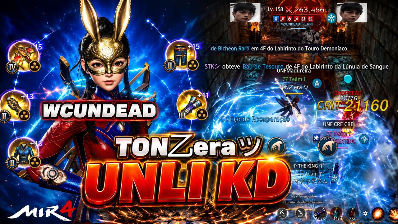 T0N乙era ツ UNLI KD on wcundead | 77 Te&auml;m I  VS wcundead | S.A13 War | Mir4