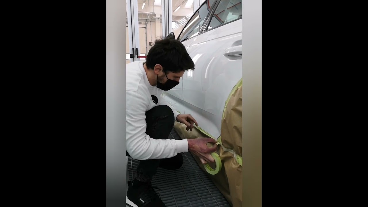 Mascheratura auto film pi&ugrave; carta 3M