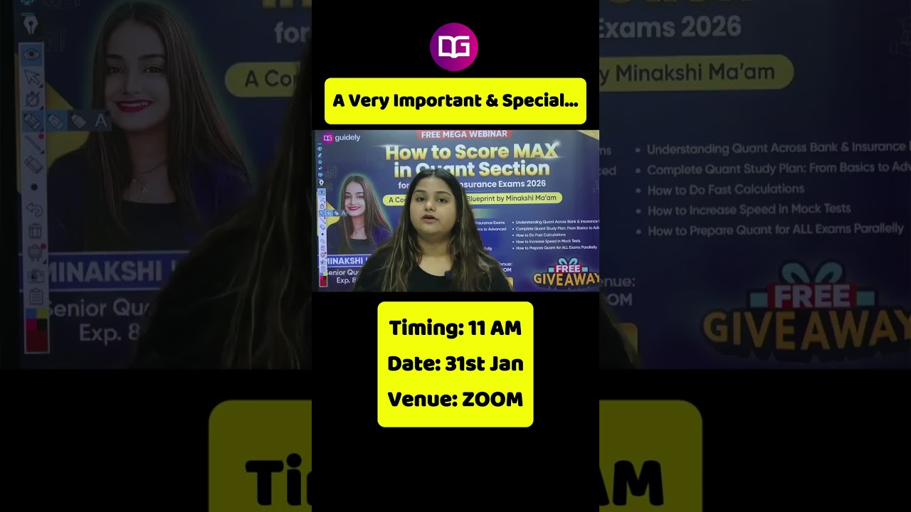 How to Score Max in Quant Section in Bank Exams 2026 | By Minakshi Ma'am
