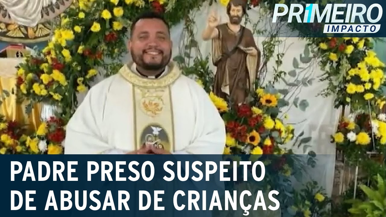 Padre é preso acusado de abusar de crianças que frequentavam igreja | Primeiro Impacto (26/07/23)