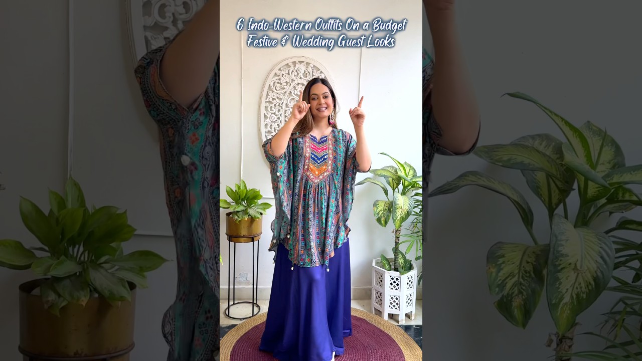 6 Stunning Indo-Western Outfits from Myntra on a Budget 