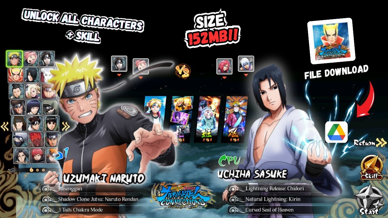 SHARE‼️ Naruto Senki Full Character Offline | THE BEST Naruto Senki Game Ever!!