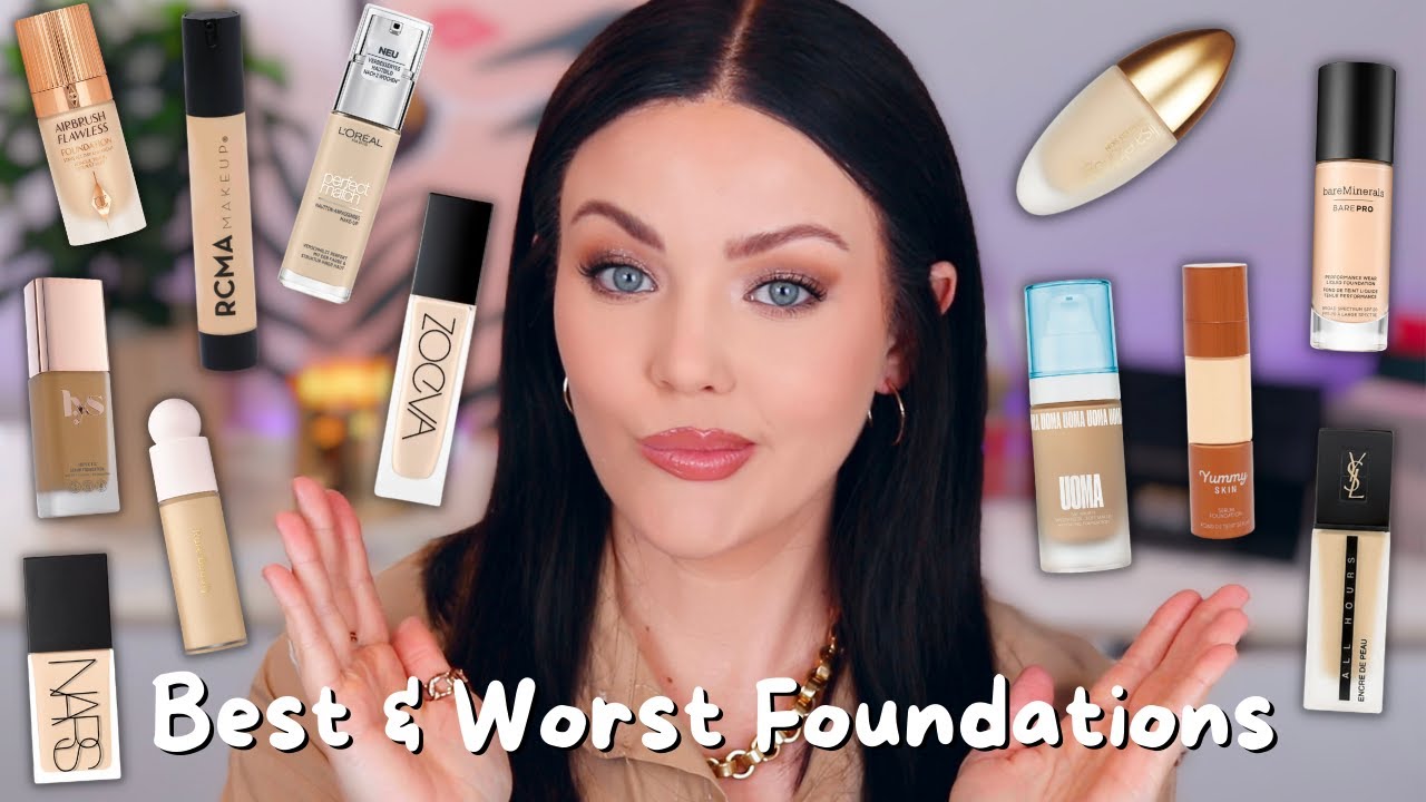 The Best & Worst Foundations In My Collection 2022