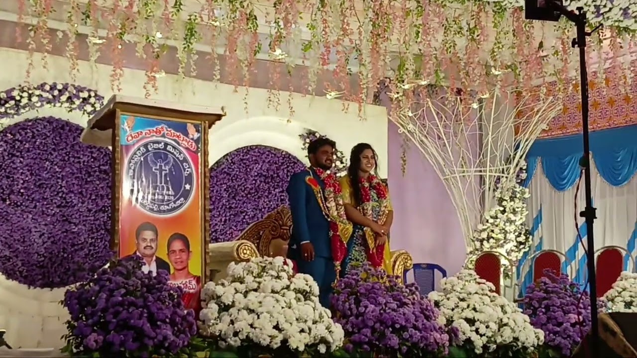 పెళ్లి పాట పాడినవారు షామిలి # దామిరెడ్డిపల్లి # రెవ. అబ్రహం గారు కుమారుడు వివాహము 