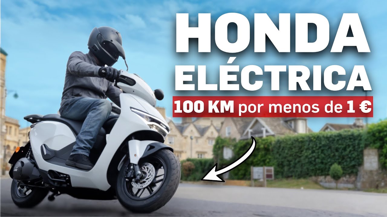 Esta MOTO se CARGA sin garaje 🛵 Honda CUVe | PRUEBA