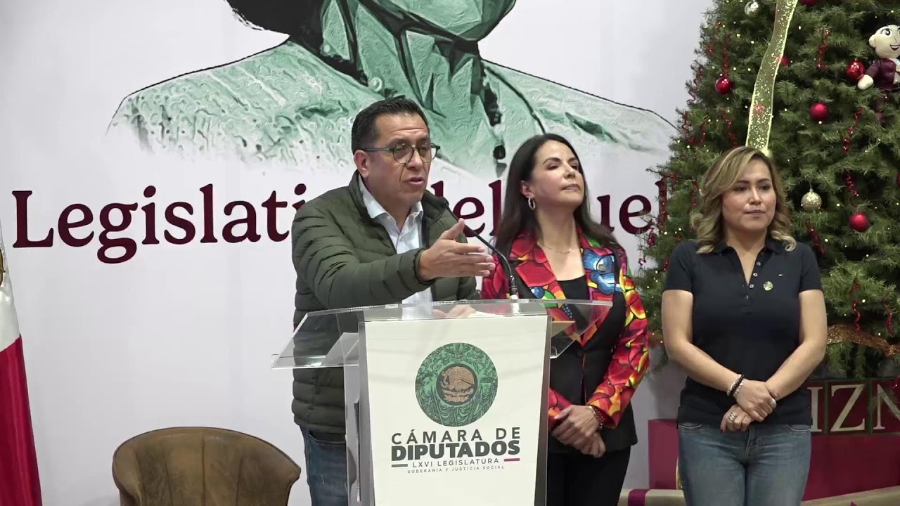 Conferencia de prensa: del Parque Ecológico y Reciclaje.