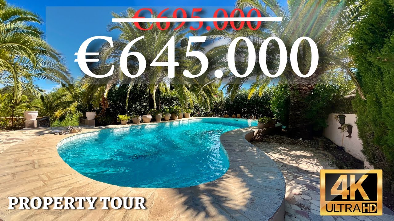 Inside a Oasis Villa in SPAIN with A Tropical POOL under &euro;700.000 Real Estate Property Tour