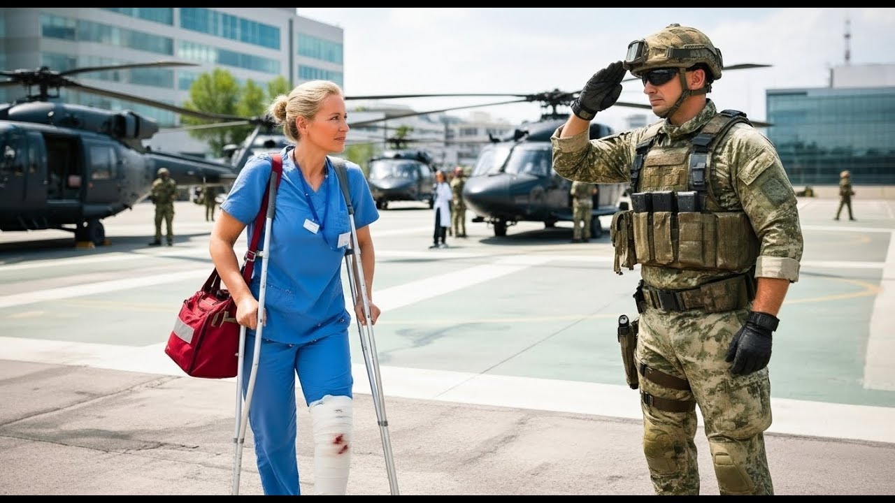 “They Mocked the Limping Nurse — Minutes Later, 4 Marine Helicopters Demanded ‘Angel Six’”
