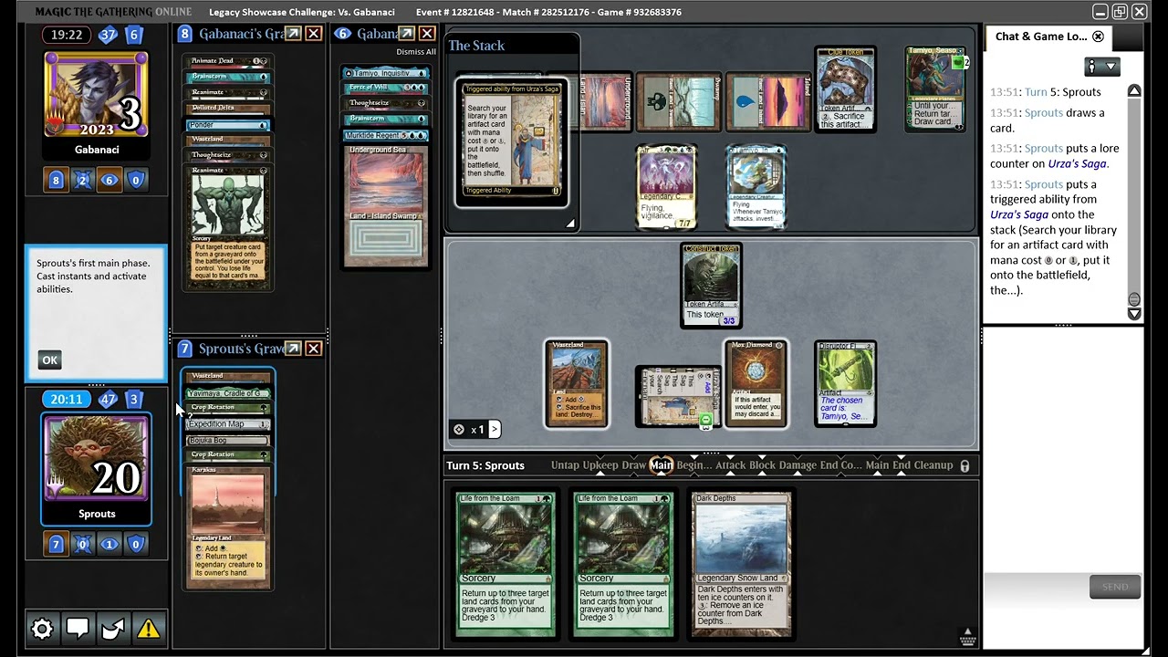 Legacy Showcase Challenge  Vs  Gabanaci UB Reanimator