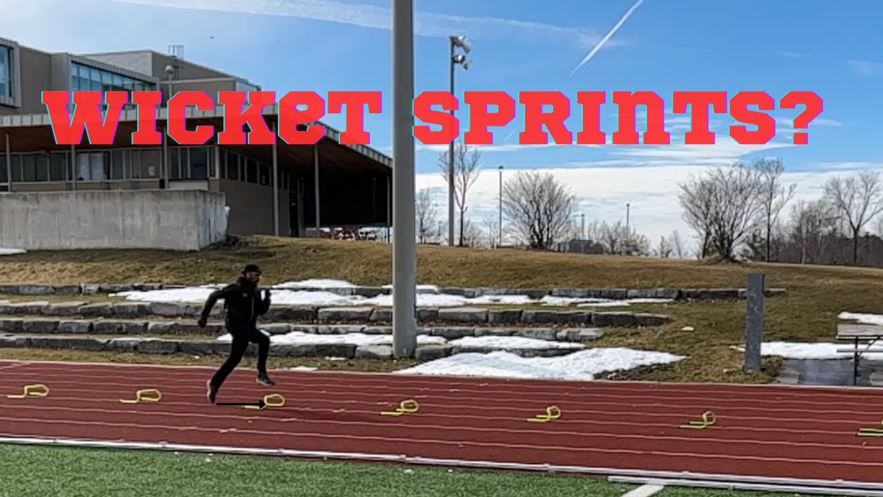 How to Use Wickets Sprints for speed development #sprinter #athletics