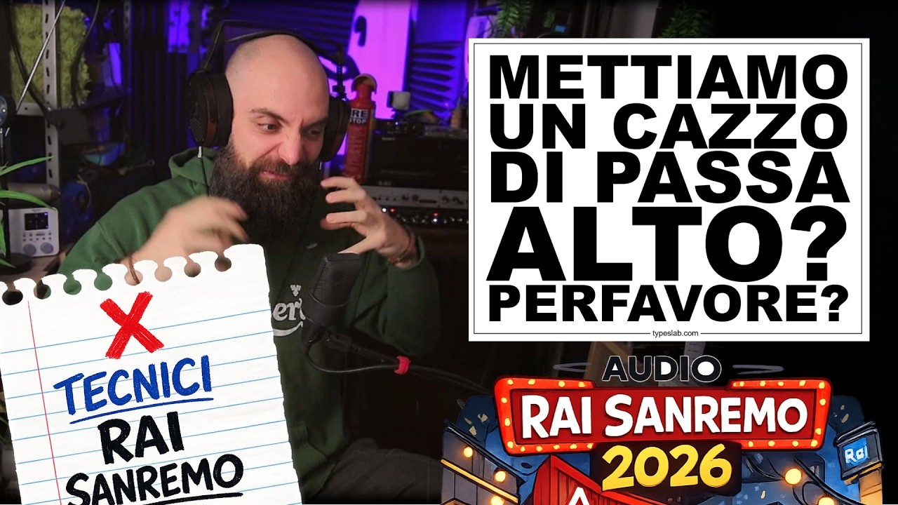 Perché Sanremo suona di merda sul tuo televisore (e la colpa non è ne tua, ne della Rai)