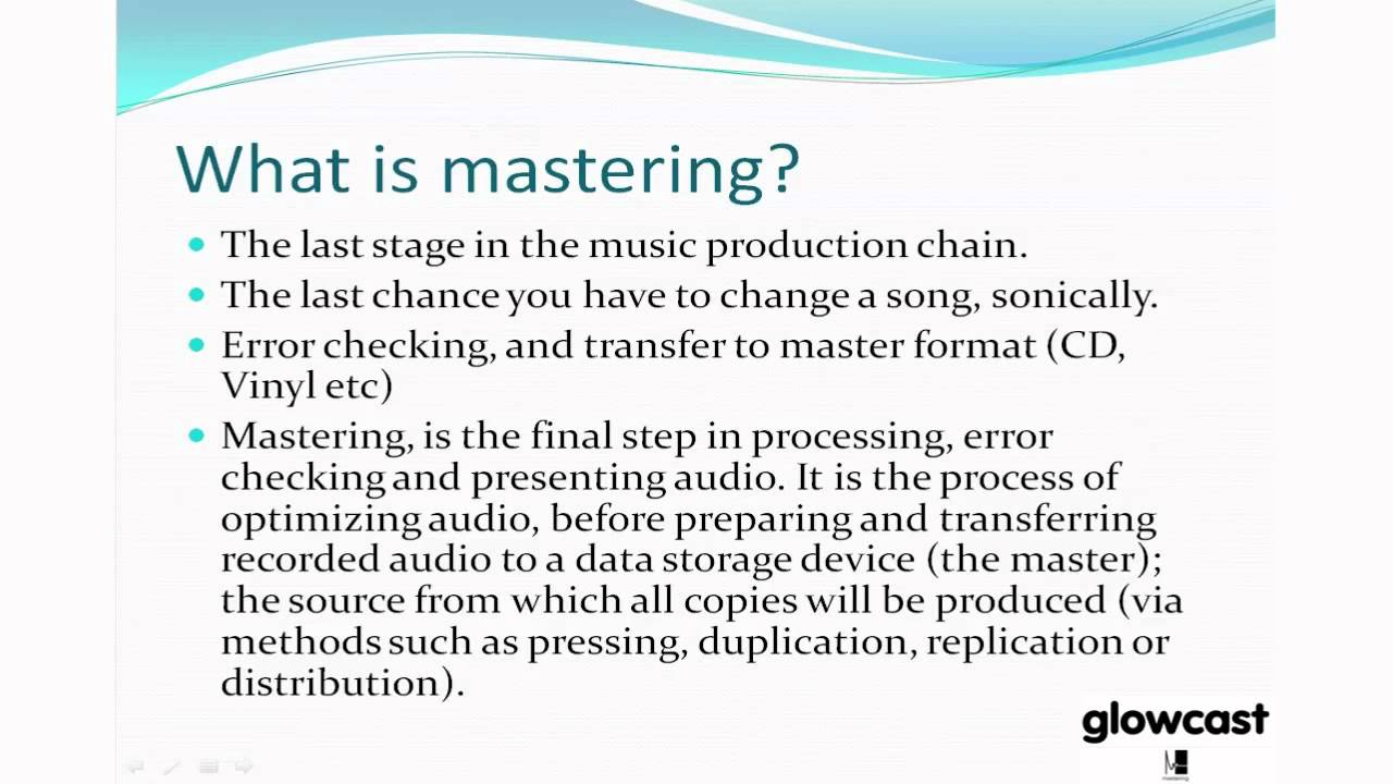 Understanding Mastering With Conor Dalton of Glowcast Mastering - Introduction