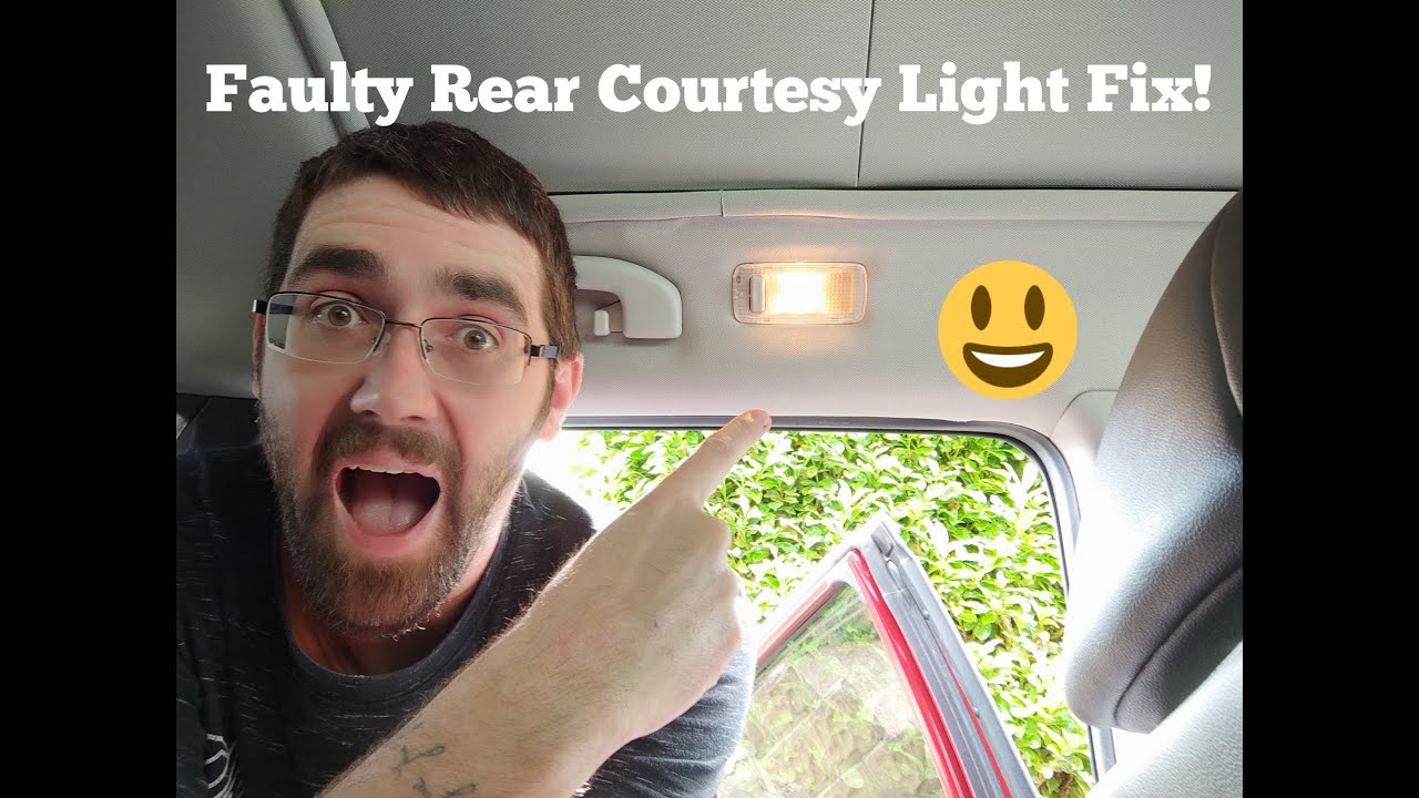 How to Fix Faulty Rear Interior Courtesy Lights on Nissan Qashqai J11 + Juke Novara Note etc