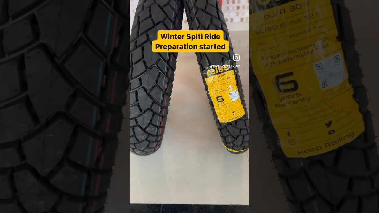 Winter Spiti Ride Preparation #travel #himachal #spiti #snowfall #manali @reisemoto