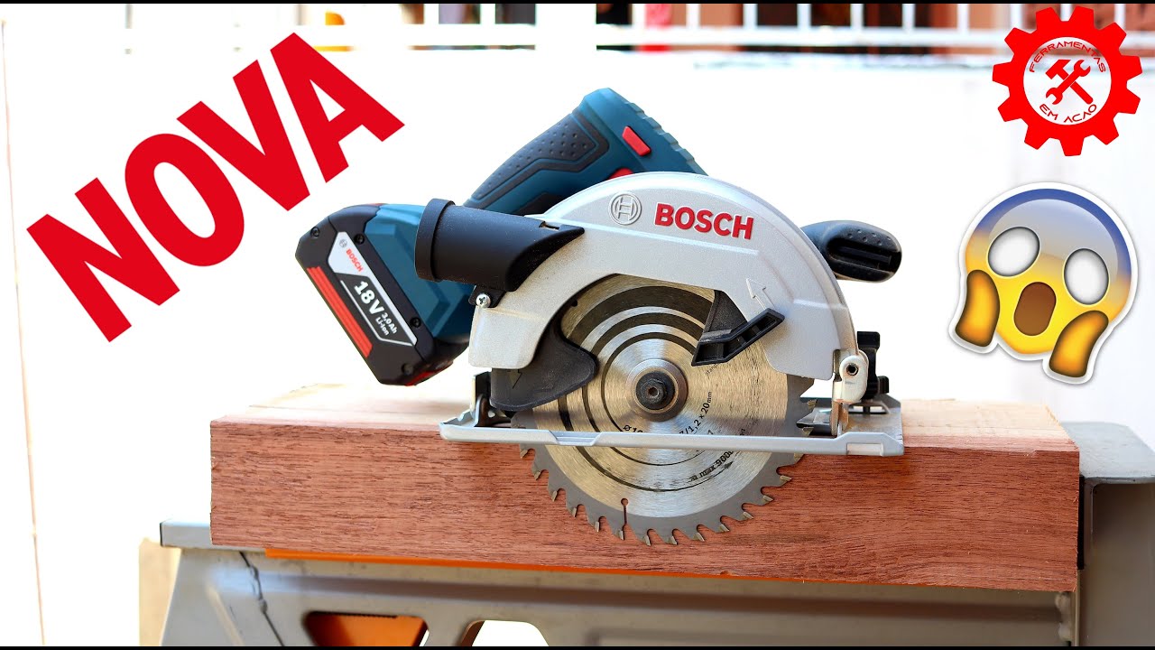 Essa é a Nova - Serra Circular a Bateria Bosch GKS 18V-57
