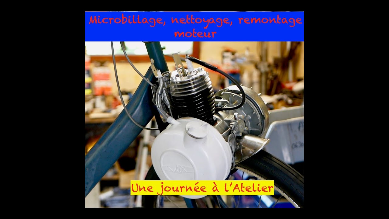 Nettoyage microbillage, remontage moteur : une journée à l'Atelier