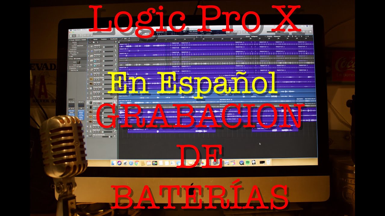 Logic Pro X - En Español - Grabación de  una Batería