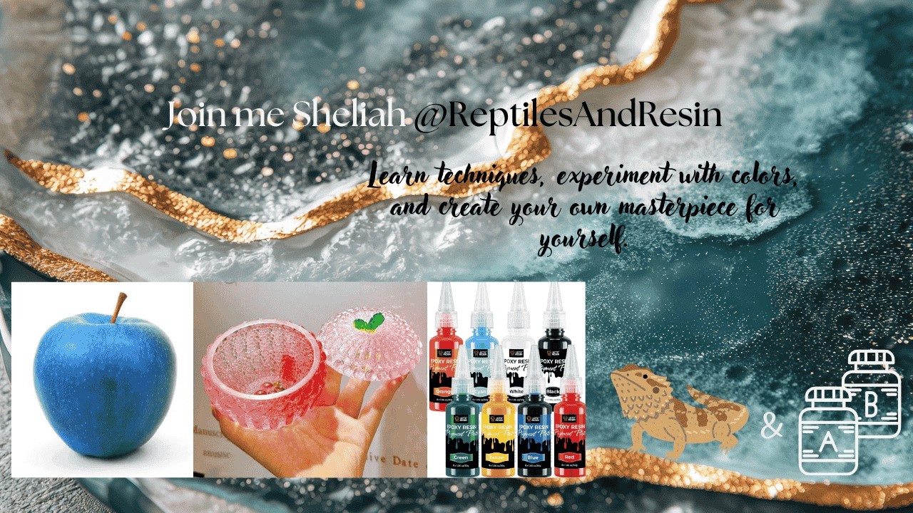 #729 Yes blue apples are real but not as beautiful as this one!@LETSRESIN @intoresin