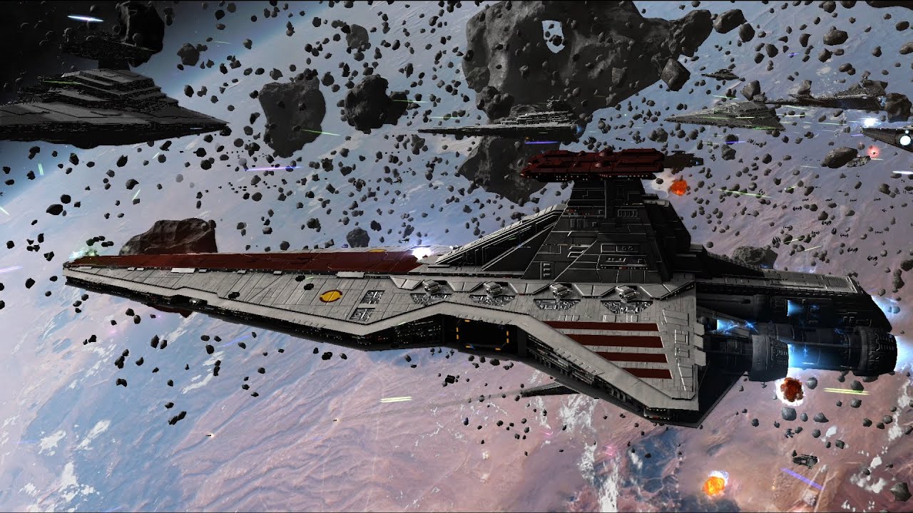 Empire At war FOC - Space Battle at Eradiu - Republic vs Empire Deflectors