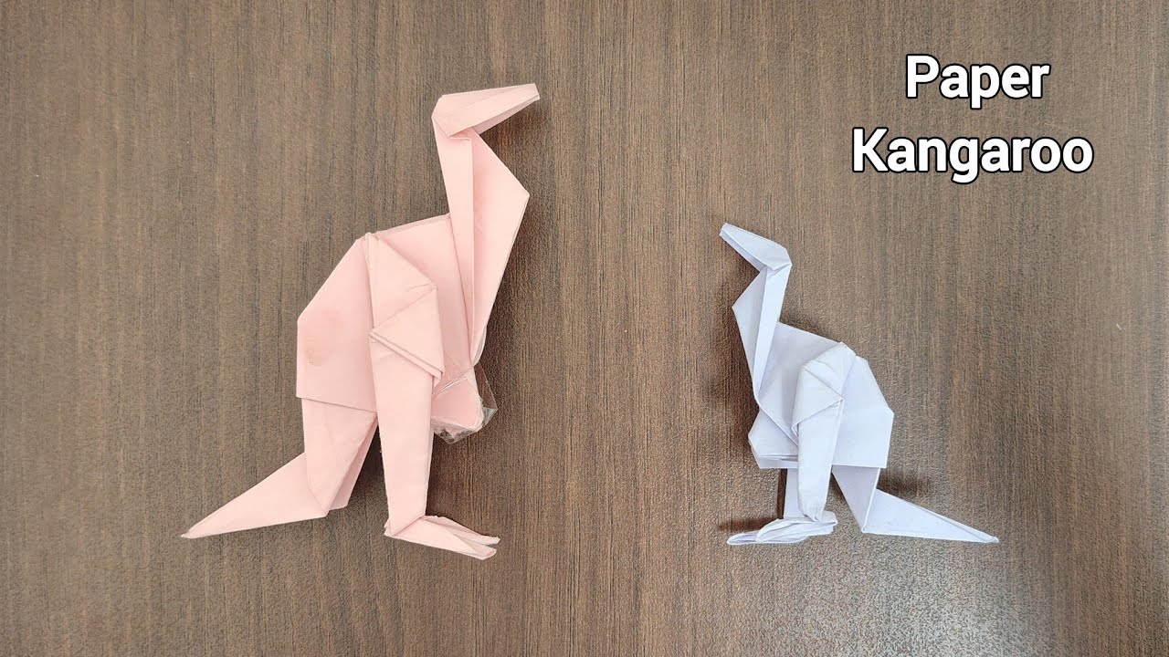 How to Make a Paper Kangaroo at home - Kangaroo Making with Paper 