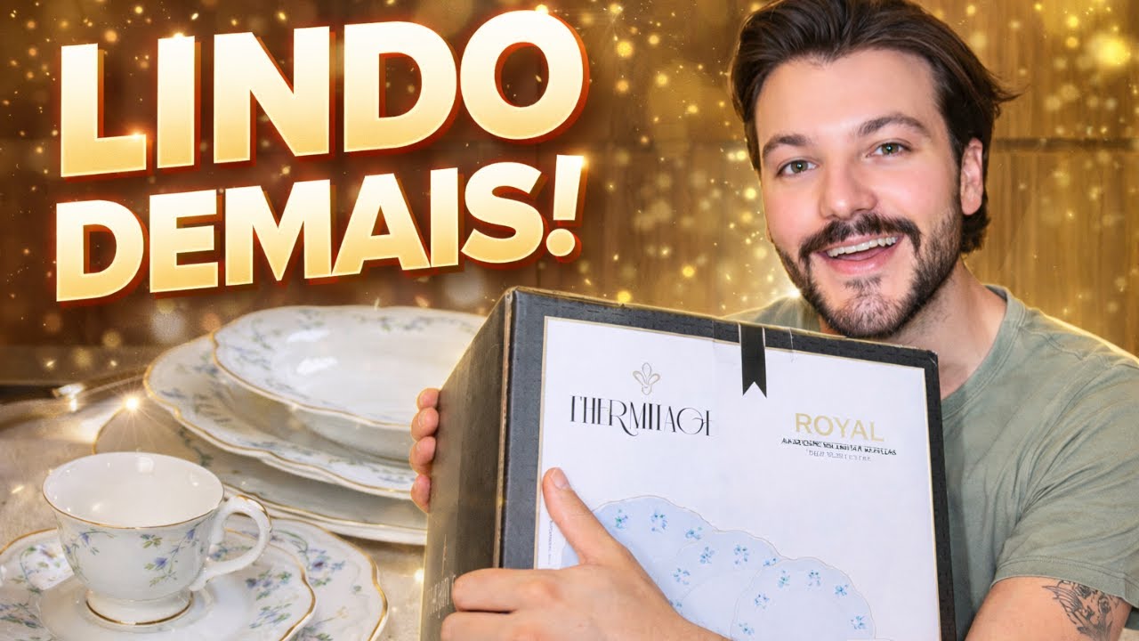 Eu n&atilde;o estava preparado pra esse aparelho de jantar&hellip;