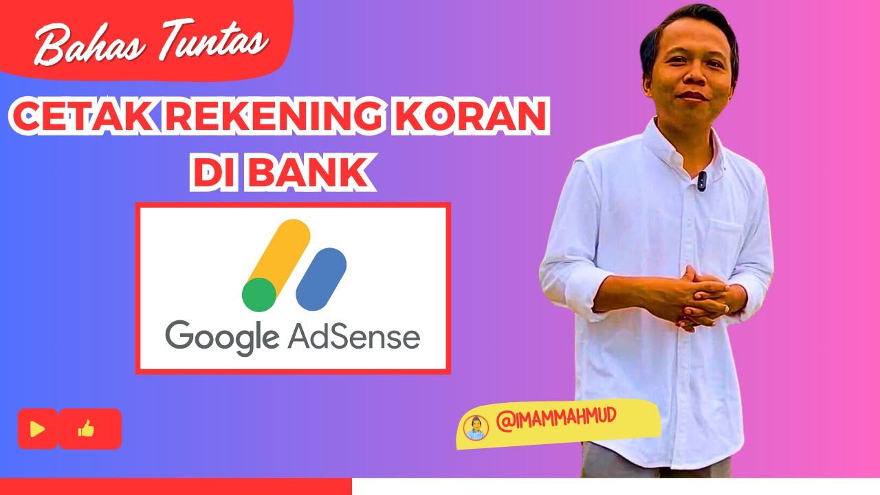 Cara Verifikasi Rekening Bank di Google Adsense