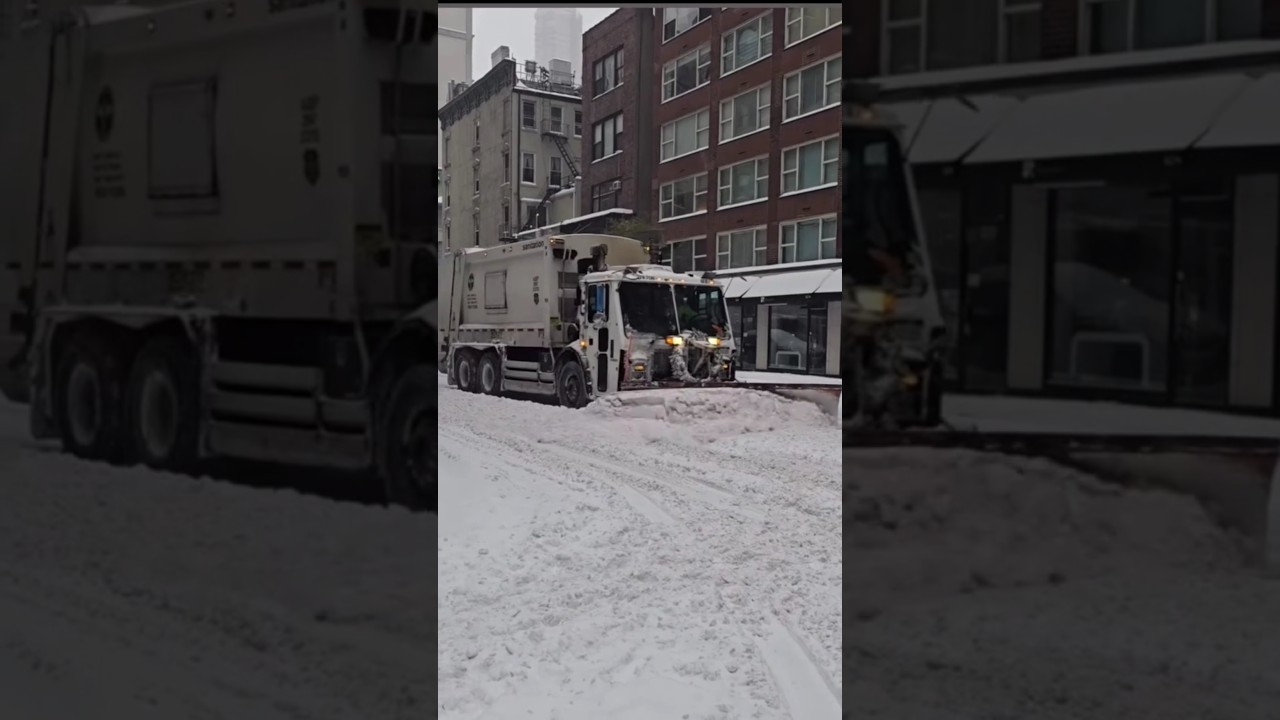 NYC sanitation putting in that work #shorts