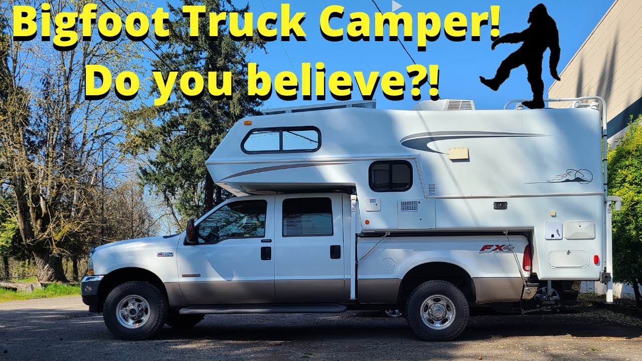 Bigfoot 4x4 Truck Camper Set Up. Solar, Off Grid?!