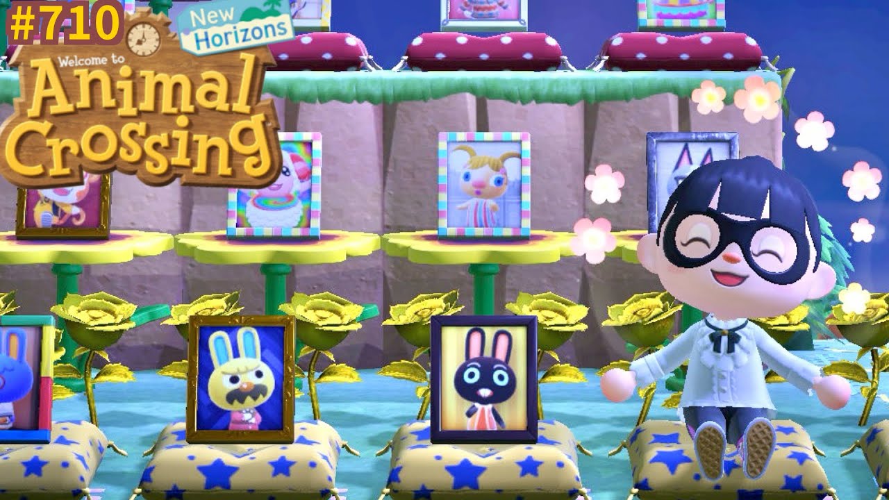Surprise 🥳 Un habitant partait mais… me donne sa photo !🏝️ Animal Crossing New Horizons 710