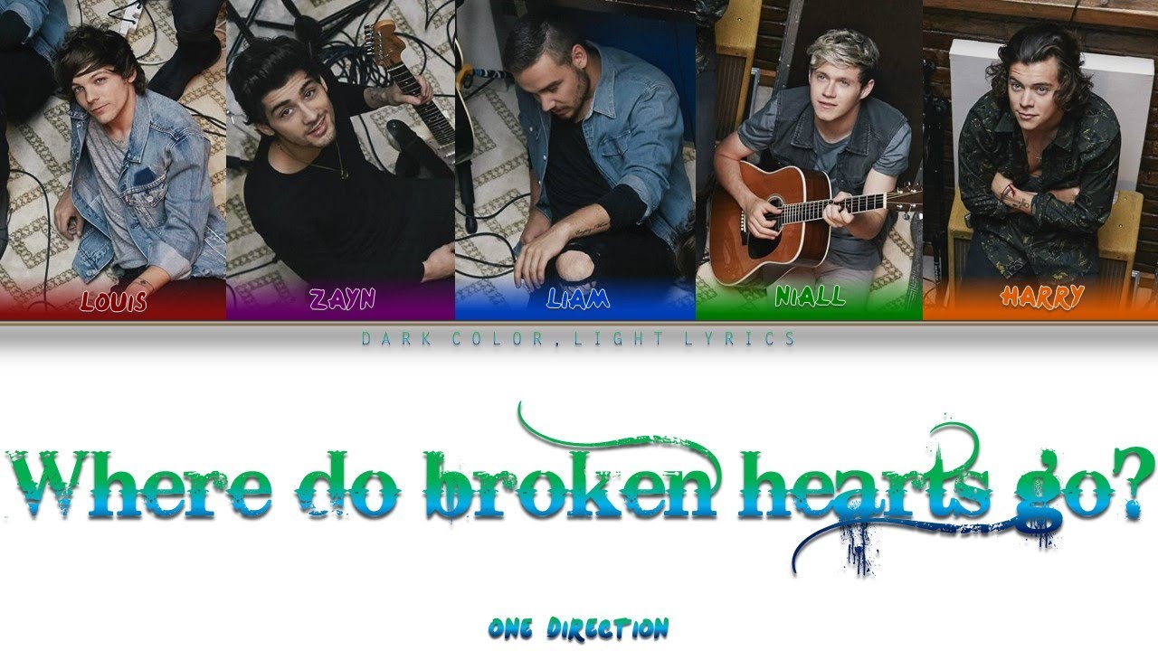One Direction 'Where Do Broken Hearts Go?' Lyrics [Color Coded ENG_ESP]
