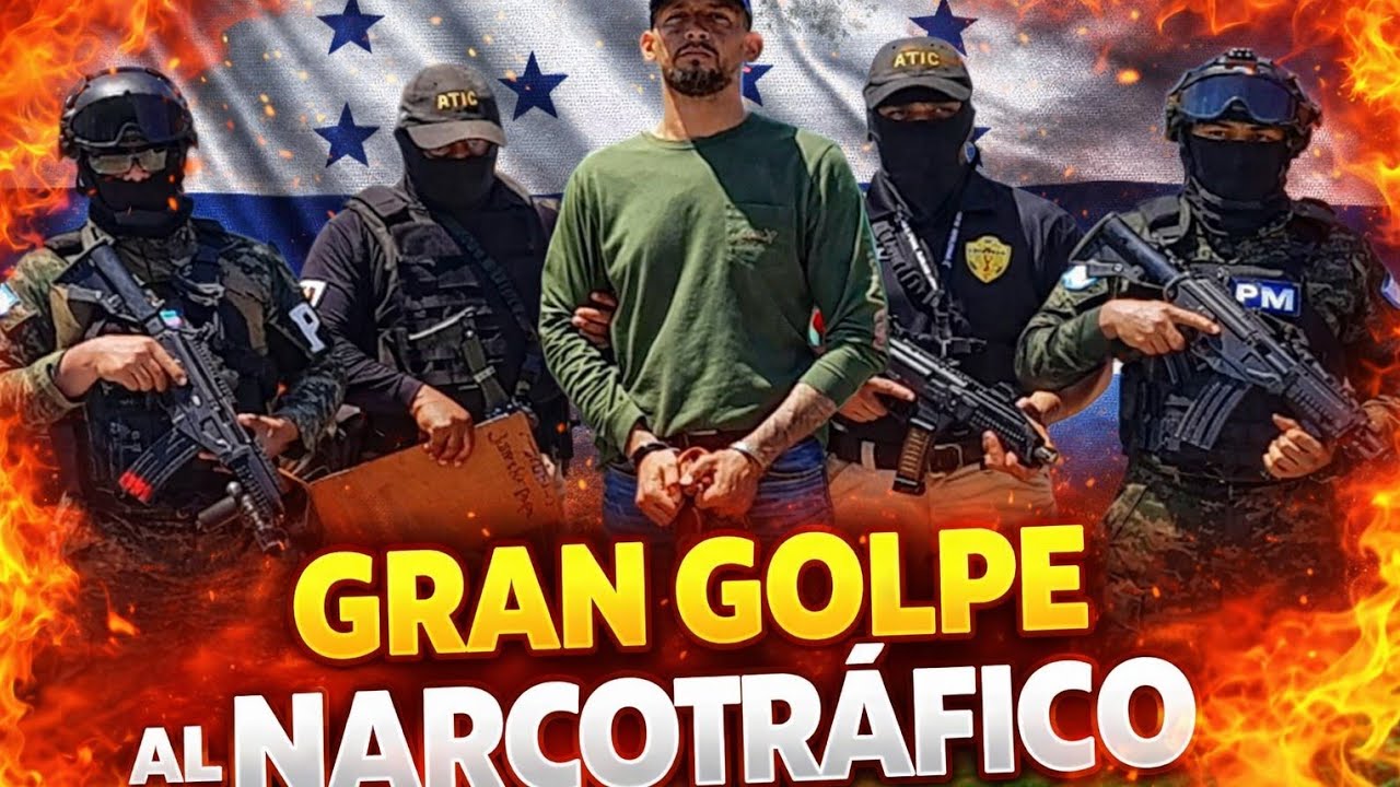 Captura de Martín Mauricio Flores Vallecillo con supuesta vinculación al Narcotráfico en Honduras