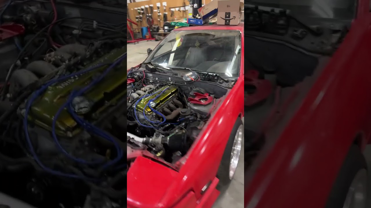 My S13 240SX Is Finally Running! #180sx #jdm #driftcar #shitbox #nissansilvia  #nismo