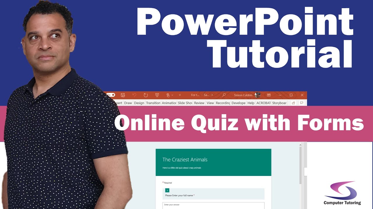 How to make an online PowerPoint quiz with forms?