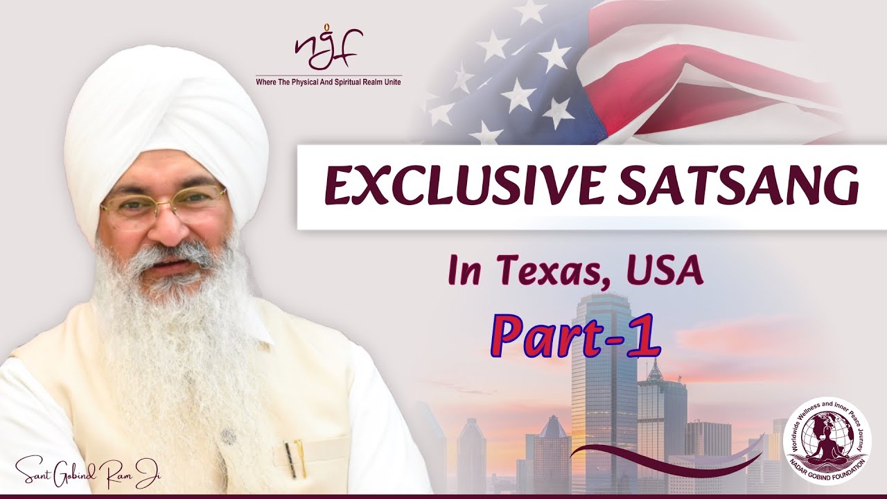 Part-1 Exclusive Satsang in Texas by Sant Gobind Ram Ji #Spiriutality #Lifecoach #Spiritualawakening