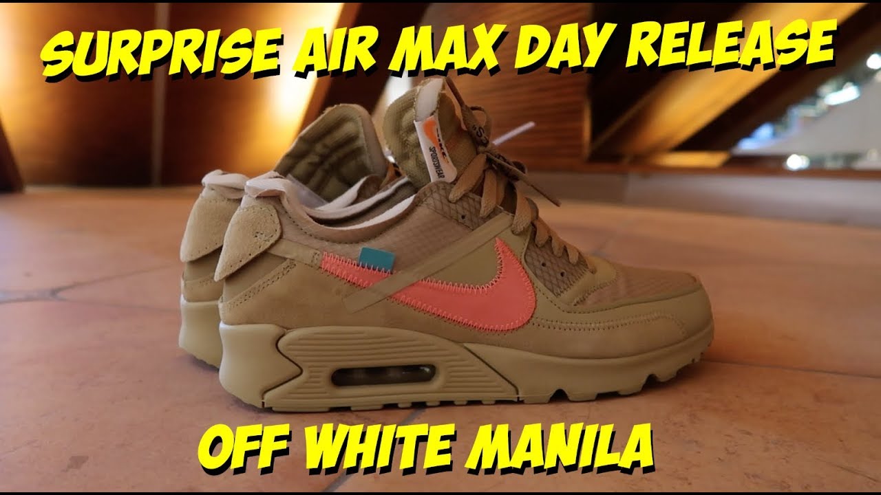 SURPRISE AIR MAX DAY RELEASE BY OFF WHITE MANILA (I WON?) | ChummiTV