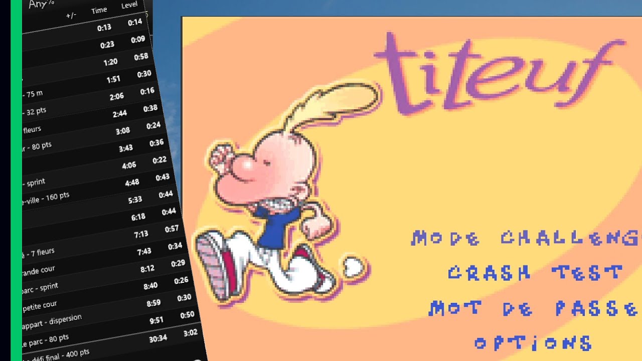 Présentation et Commentaire du speedrun de Titeuf: Ze Gag Machine (Gameboy Advance)
