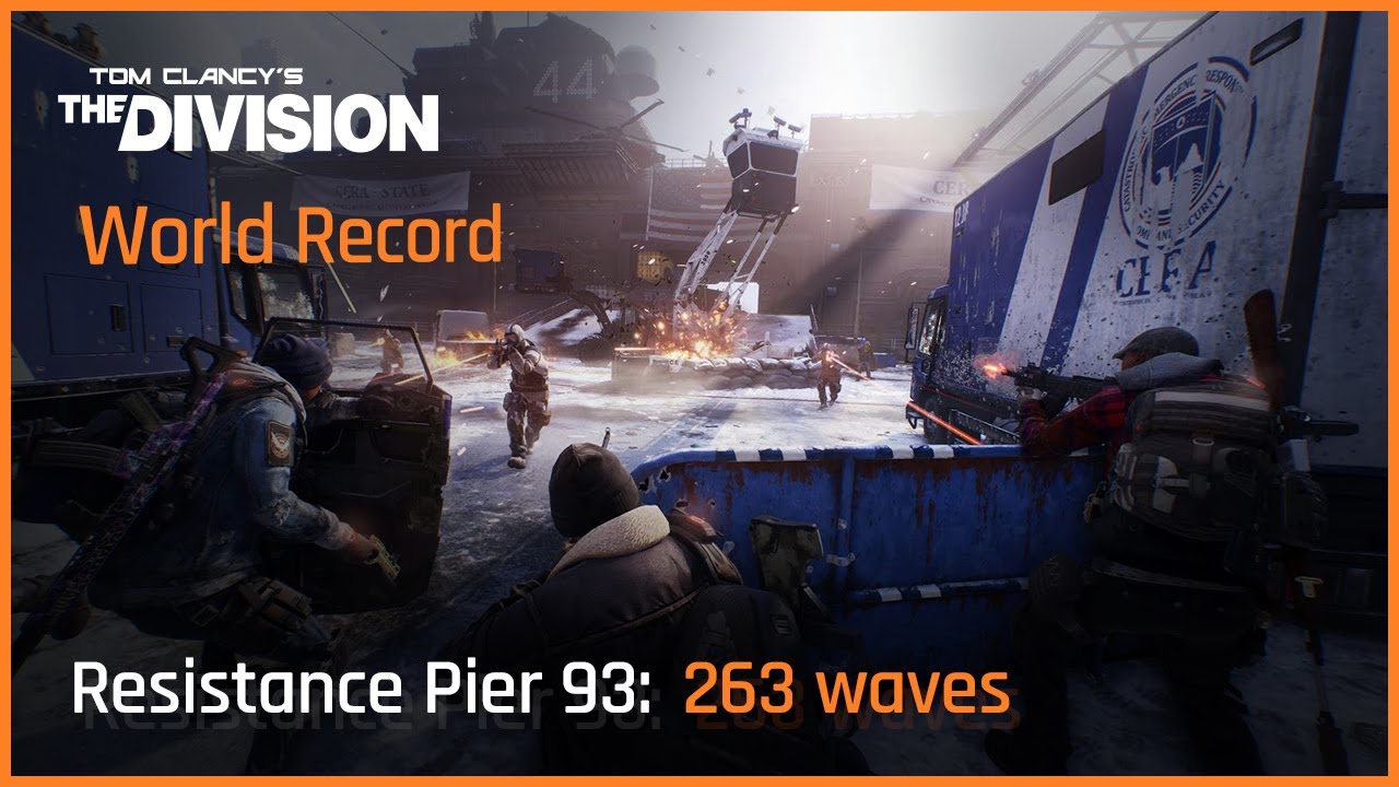 Pier 93 Waves 263 WORLD RECORD 🏆 - The Division 1 - Resistance