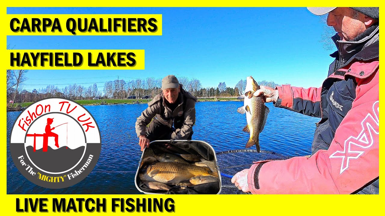 LIVE MATCH FISHING : CARPA QUALIFIERS : HAYFIELD LAKES : FishOn TV