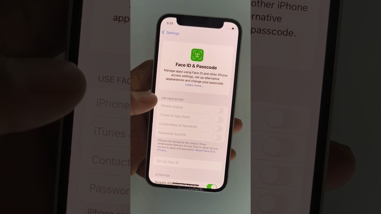 iphone 12 mini face id off after ios18 update #shorts #short