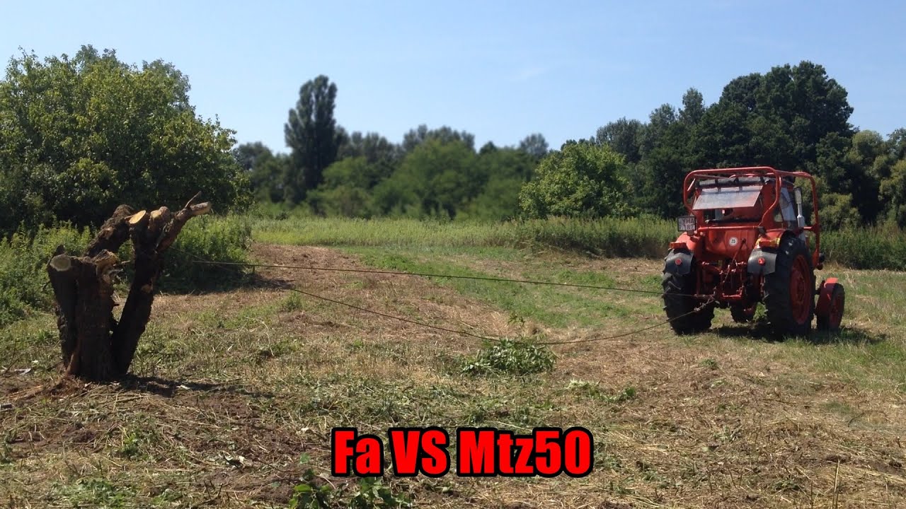 Fa vs mtz50 | Fa kihúzás Mtz 50-el [2021]