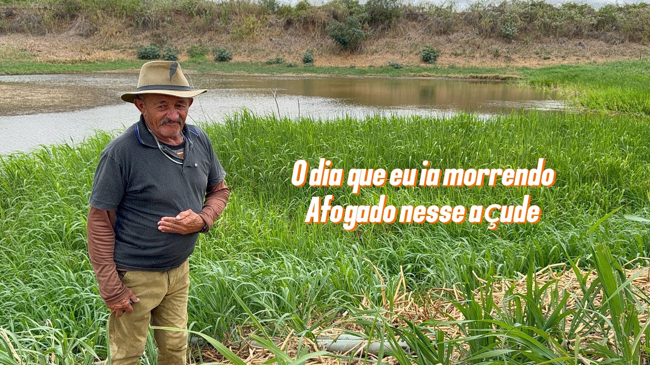 O dia que quase perco a vida pescando nesse açude 