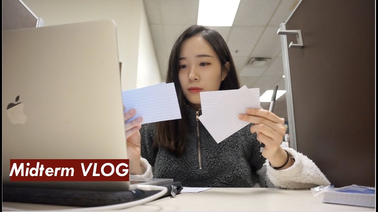 (ENGCC)미국대학생의 중간고사 브이로그🇺🇸📚/MIDTERM VLOG
