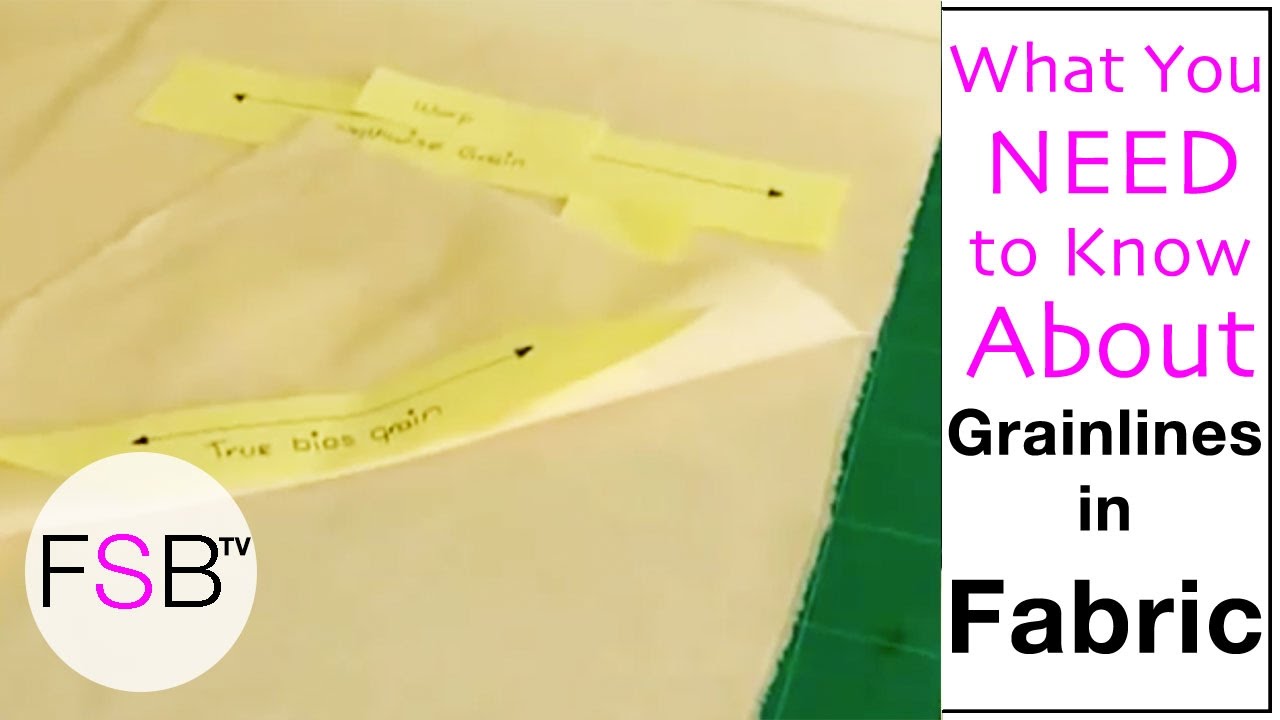 Grain Lines in Fabric